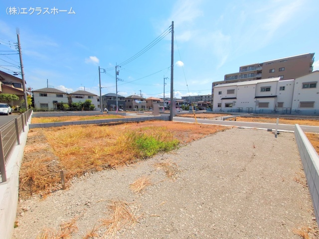 埼玉県春日部市小渕の新築戸建て更地・土地写真 2025年7月21日撮影