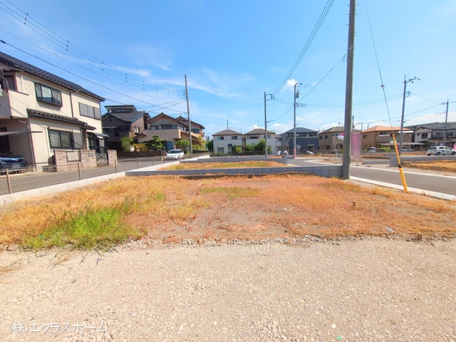 埼玉県春日部市小渕の新築戸建て更地・土地写真 2025年7月21日撮影