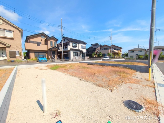 埼玉県春日部市小渕の新築戸建て更地・土地写真 2025年7月21日撮影