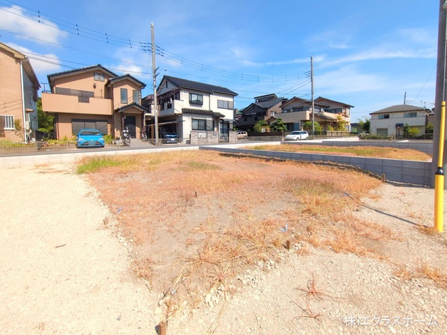 埼玉県春日部市小渕の新築戸建て更地・土地写真 2025年7月21日撮影