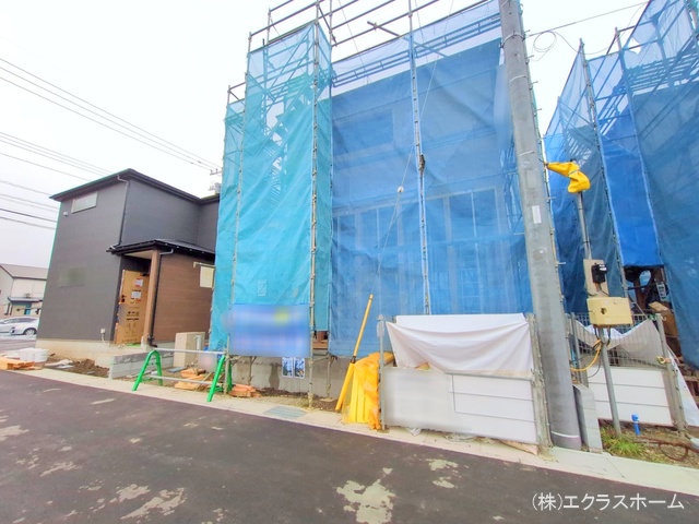 埼玉県春日部市小渕の新築戸建て上棟写真 2025年10月15日撮影