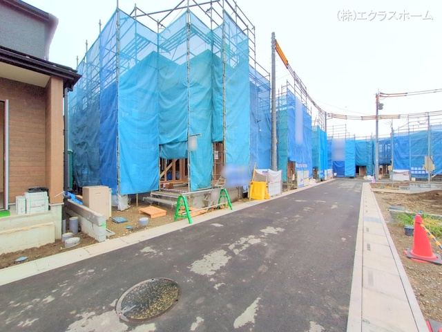 埼玉県春日部市小渕の新築戸建て上棟写真 2025年10月15日撮影
