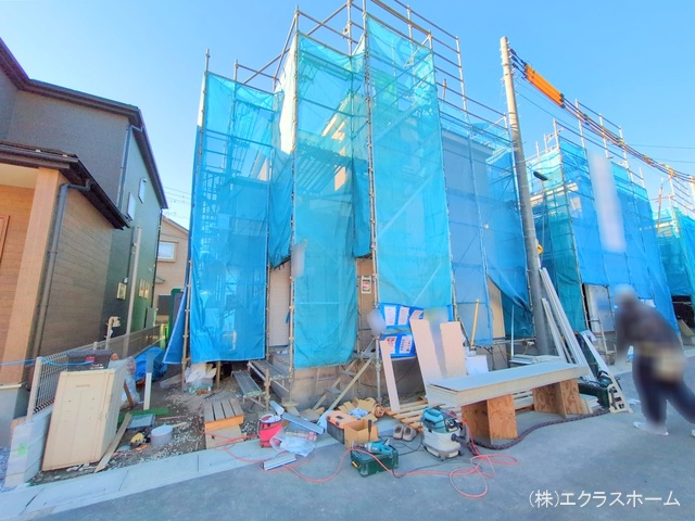 埼玉県春日部市小渕の新築戸建てシート写真 2025年11月16日撮影