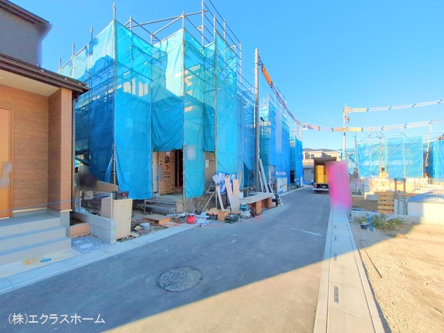 埼玉県春日部市小渕の新築戸建てシート写真 2025年11月16日撮影