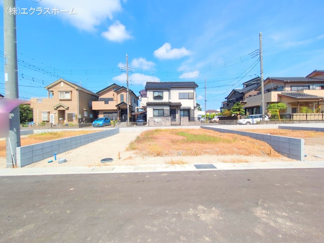 埼玉県春日部市小渕の新築戸建て更地・土地写真 2025年7月21日撮影