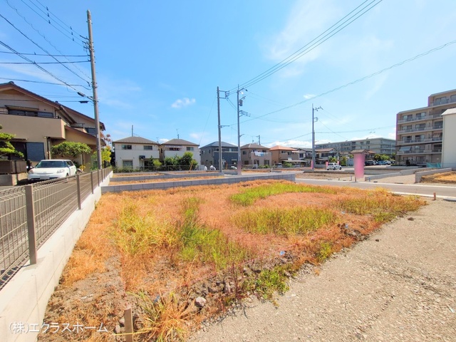 埼玉県春日部市小渕の新築戸建て更地・土地写真 2025年7月21日撮影