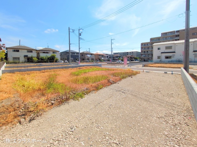 埼玉県春日部市小渕の新築戸建て更地・土地写真 2025年7月21日撮影