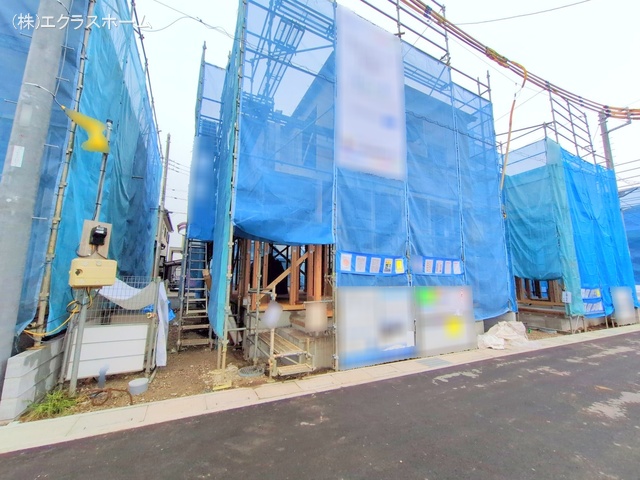 埼玉県春日部市小渕の新築戸建て上棟写真 2025年10月15日撮影