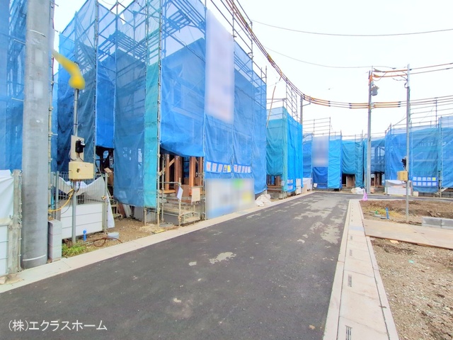 埼玉県春日部市小渕の新築戸建て上棟写真 2025年10月15日撮影