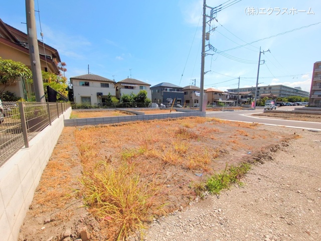埼玉県春日部市小渕の新築戸建て更地・土地写真 2025年7月21日撮影