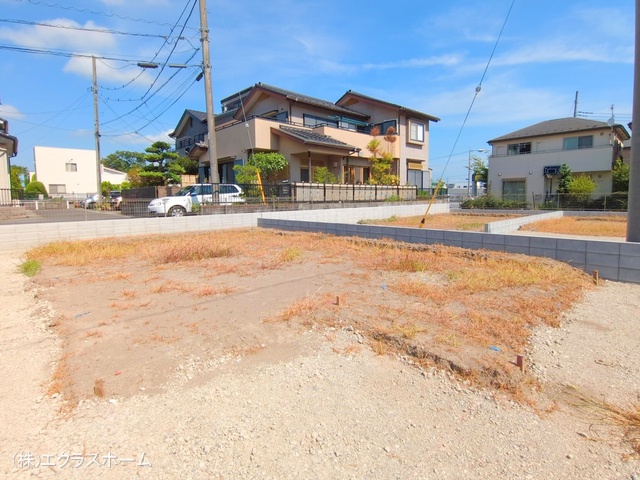 埼玉県春日部市小渕の新築戸建て更地・土地写真 2025年7月21日撮影
