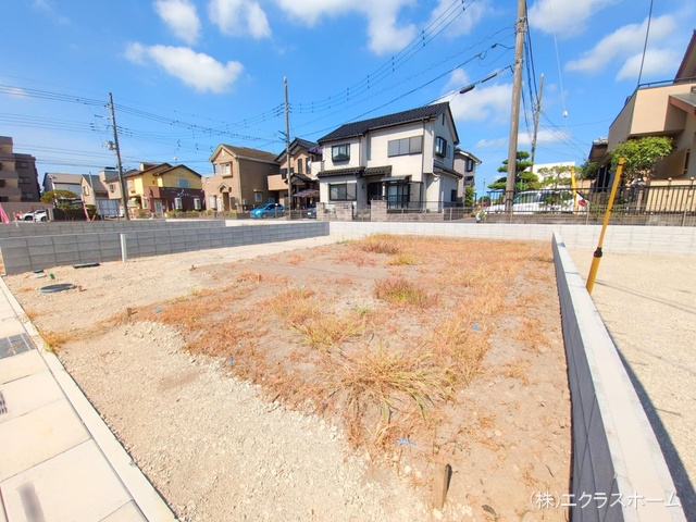 埼玉県春日部市小渕の新築戸建て更地・土地写真 2025年7月21日撮影