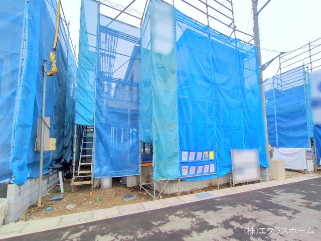 埼玉県春日部市小渕の新築戸建て上棟写真 2025年10月15日撮影