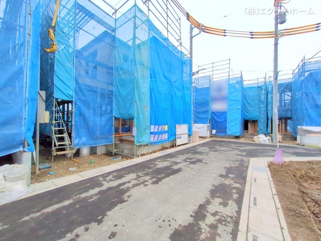 埼玉県春日部市小渕の新築戸建て上棟写真 2025年10月15日撮影