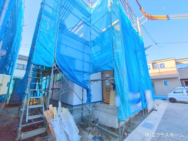 埼玉県春日部市小渕の新築戸建てシート写真 2025年11月16日撮影