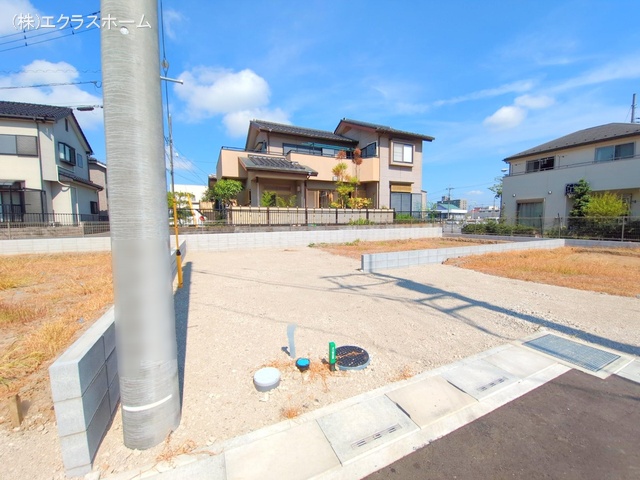 埼玉県春日部市小渕の新築戸建て更地・土地写真 2025年7月21日撮影