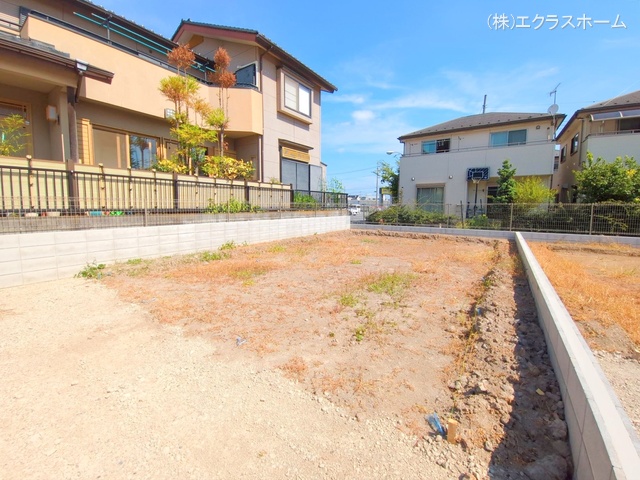 埼玉県春日部市小渕の新築戸建て更地・土地写真 2025年7月21日撮影