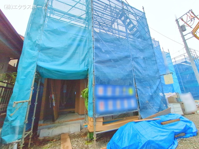 埼玉県春日部市小渕の新築戸建て上棟写真 2025年10月15日撮影