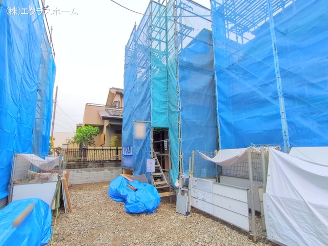 埼玉県春日部市小渕の新築戸建て上棟写真 2025年10月15日撮影
