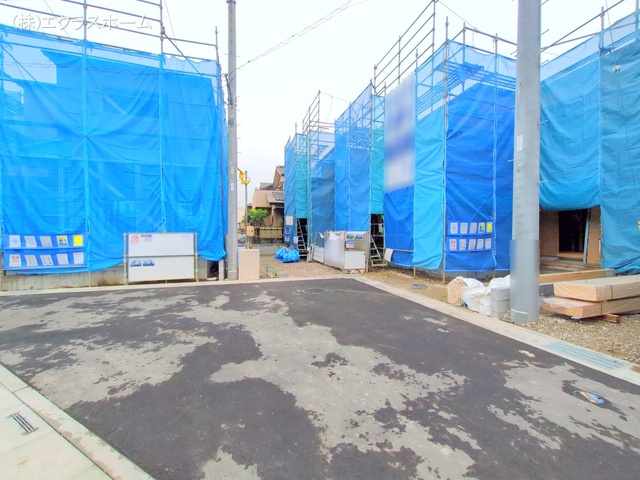 埼玉県春日部市小渕の新築戸建て上棟写真 2025年10月15日撮影