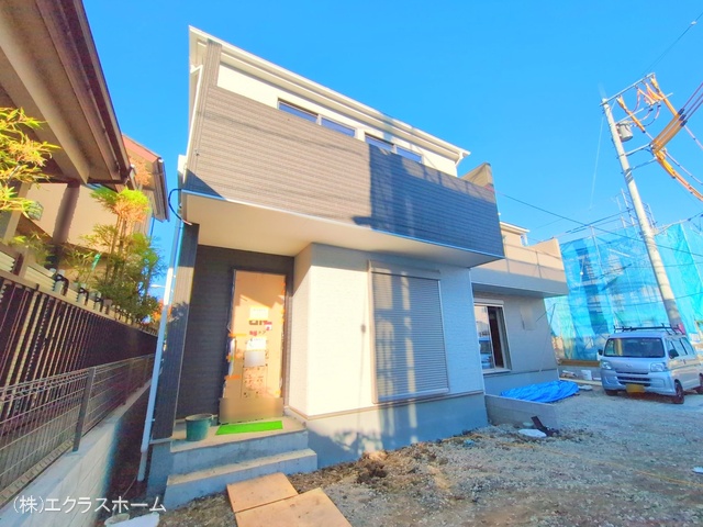 埼玉県春日部市小渕の新築戸建て外構写真 2025年11月16日撮影