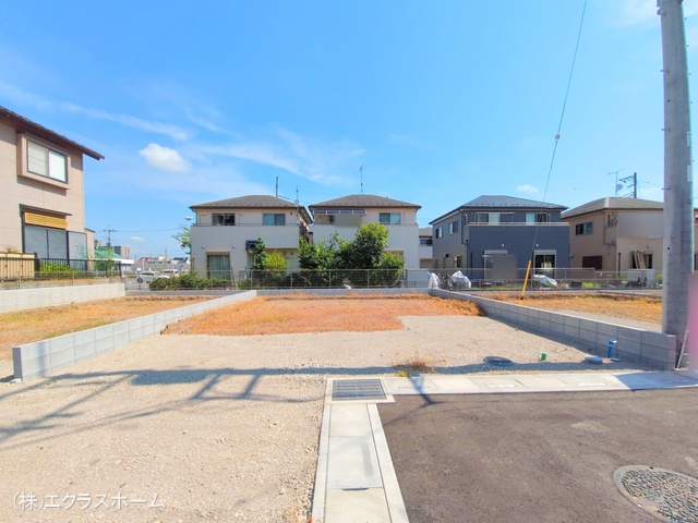 埼玉県春日部市小渕の新築戸建て更地・土地写真 2025年7月21日撮影