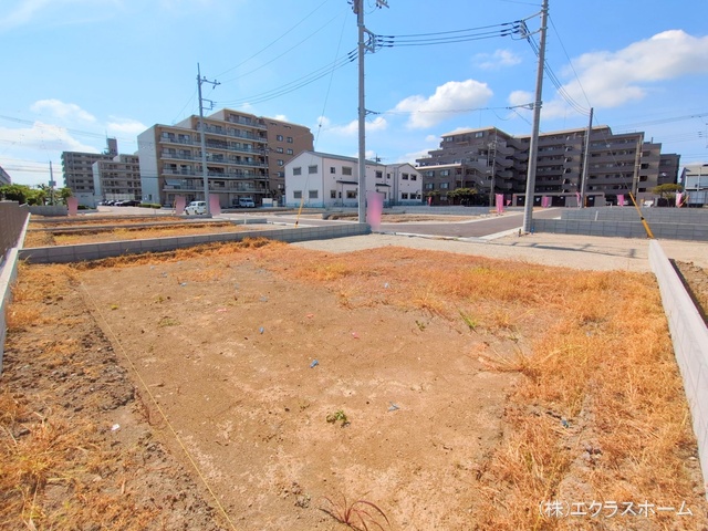 埼玉県春日部市小渕の新築戸建て更地・土地写真 2025年7月21日撮影