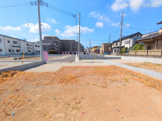 埼玉県春日部市小渕の新築戸建て更地・土地写真 2025年7月21日撮影