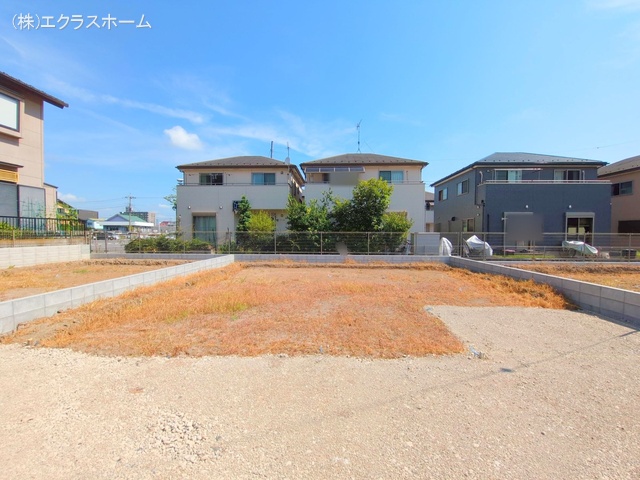 埼玉県春日部市小渕の新築戸建て更地・土地写真 2025年7月21日撮影