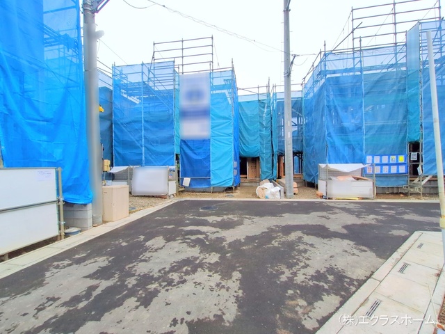 埼玉県春日部市小渕の新築戸建て上棟写真 2025年10月15日撮影