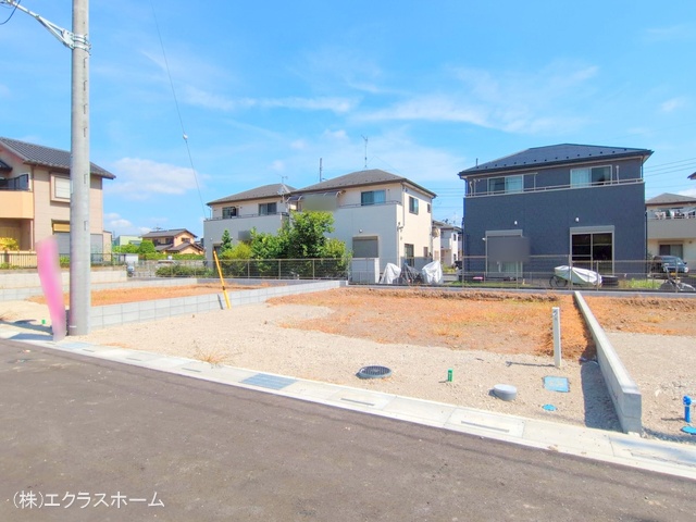 埼玉県春日部市小渕の新築戸建て更地・土地写真 2025年7月21日撮影