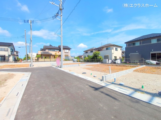 埼玉県春日部市小渕の新築戸建て更地・土地写真 2025年7月21日撮影