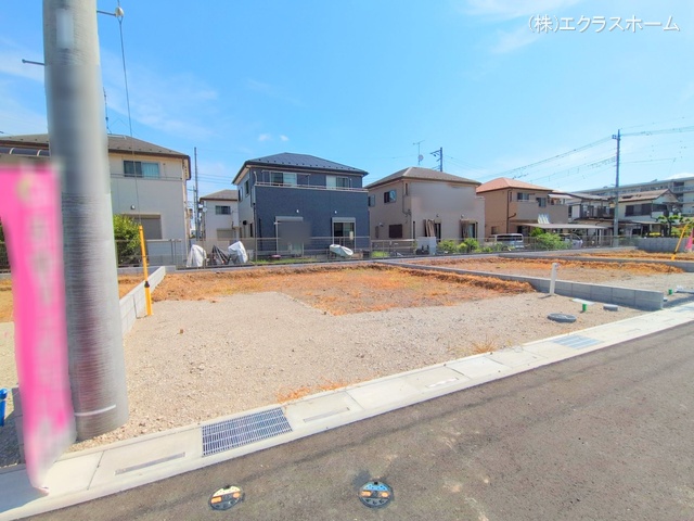 埼玉県春日部市小渕の新築戸建て更地・土地写真 2025年7月21日撮影