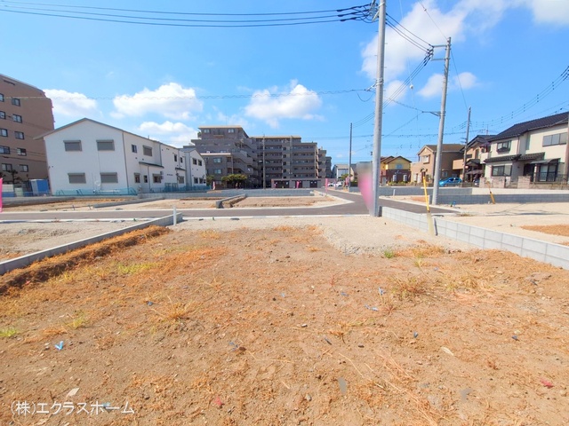 埼玉県春日部市小渕の新築戸建て更地・土地写真 2025年7月21日撮影