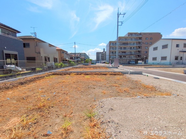 埼玉県春日部市小渕の新築戸建て更地・土地写真 2025年7月21日撮影