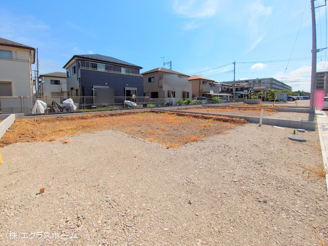 埼玉県春日部市小渕の新築戸建て更地・土地写真 2025年7月21日撮影
