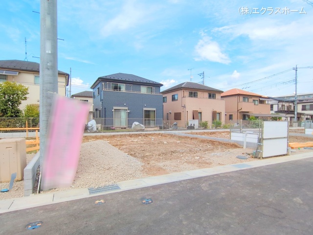埼玉県春日部市小渕の新築戸建て更地・土地写真 2025年9月2日撮影