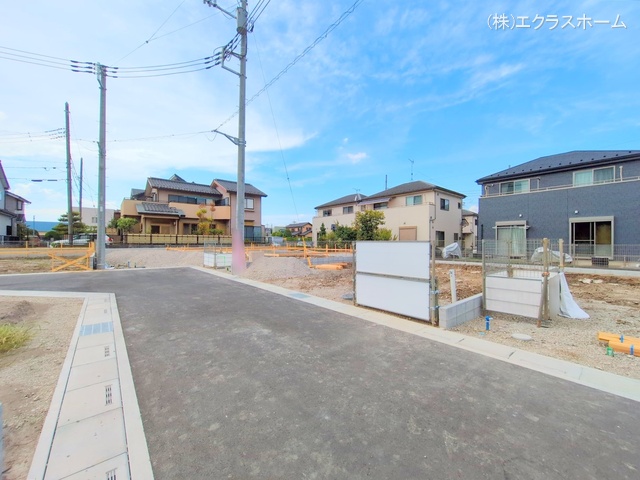 埼玉県春日部市小渕の新築戸建て更地・土地写真 2025年9月2日撮影