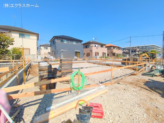埼玉県春日部市小渕の新築戸建て基礎写真 2025年9月16日撮影