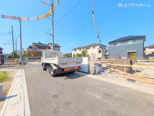埼玉県春日部市小渕の新築戸建て基礎写真 2025年9月16日撮影