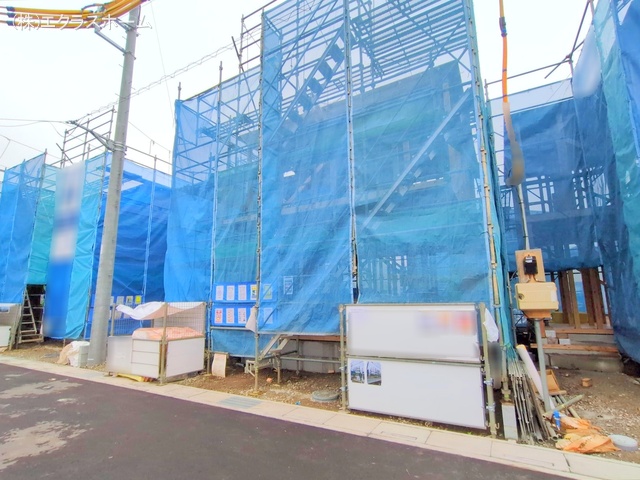 埼玉県春日部市小渕の新築戸建て上棟写真 2025年10月15日撮影