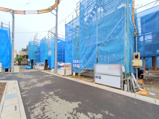 埼玉県春日部市小渕の新築戸建て上棟写真 2025年10月15日撮影