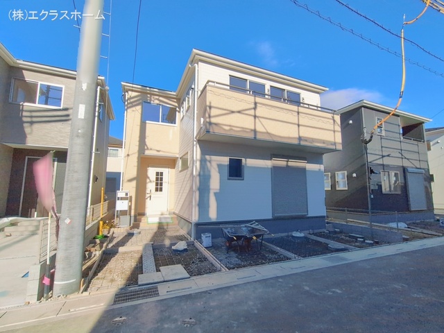 埼玉県春日部市小渕の新築戸建て外構写真 2026年1月7日撮影