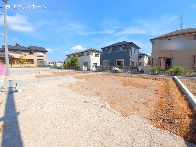 埼玉県春日部市小渕の新築戸建て更地・土地写真 2025年7月21日撮影
