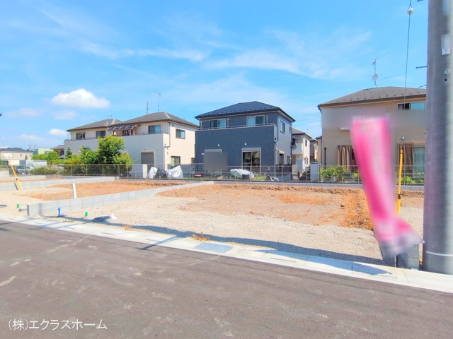 埼玉県春日部市小渕の新築戸建て更地・土地写真 2025年7月21日撮影