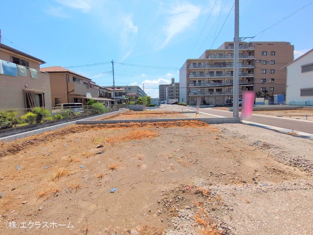 埼玉県春日部市小渕の新築戸建て更地・土地写真 2025年7月21日撮影