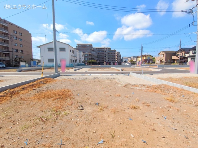 埼玉県春日部市小渕の新築戸建て更地・土地写真 2025年7月21日撮影