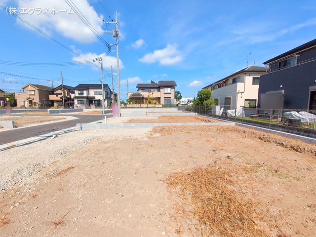 埼玉県春日部市小渕の新築戸建て更地・土地写真 2025年7月21日撮影