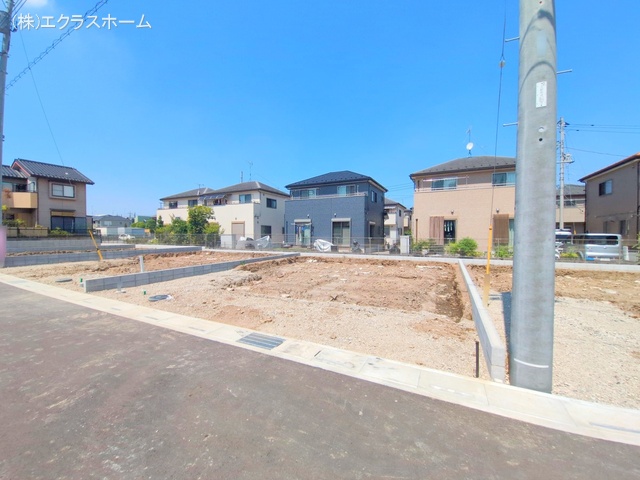 埼玉県春日部市小渕の新築戸建て更地・土地写真 2025年8月18日撮影