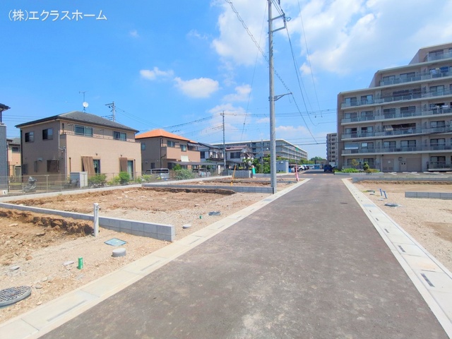 埼玉県春日部市小渕の新築戸建て更地・土地写真 2025年8月18日撮影